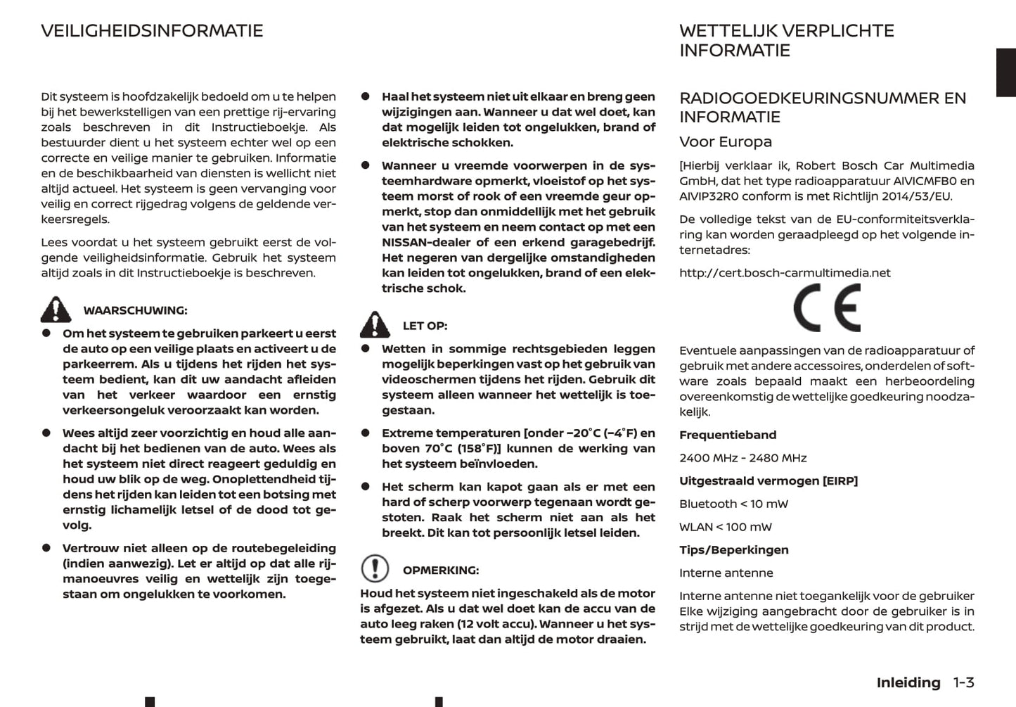 2019-2021 Nissan Connect Gebruikershandleiding | Nederlands
