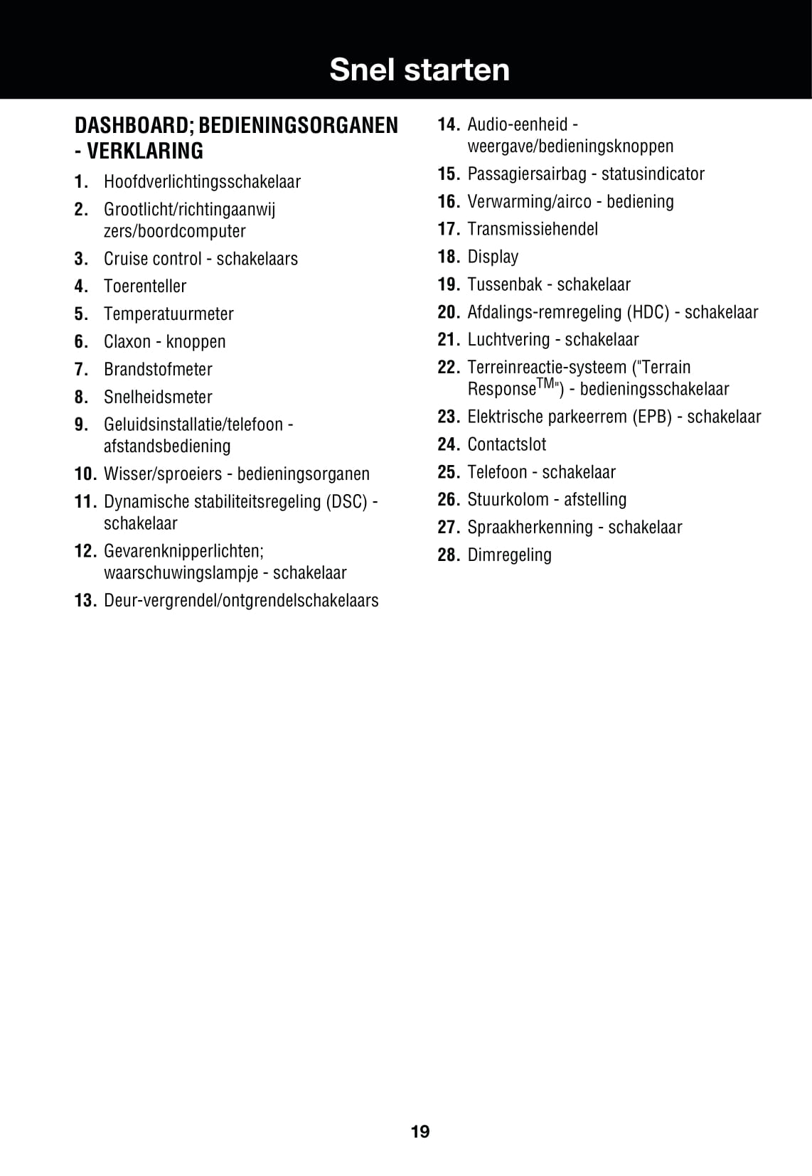 2006-2007 Land Rover Range Rover Sport Gebruikershandleiding | Nederlands