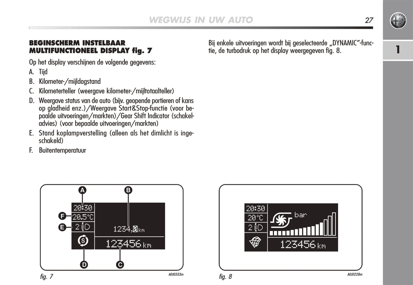 2008-2014 Alfa Romeo Mito Gebruikershandleiding | Nederlands