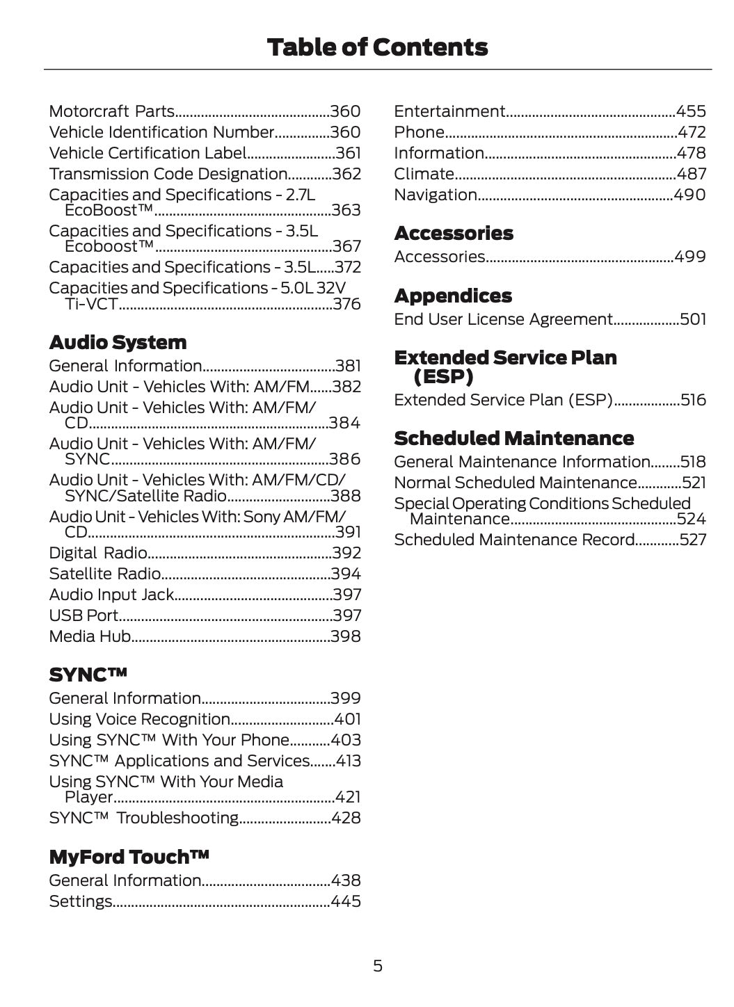 2015 Ford F-150 Gebruikershandleiding | Engels