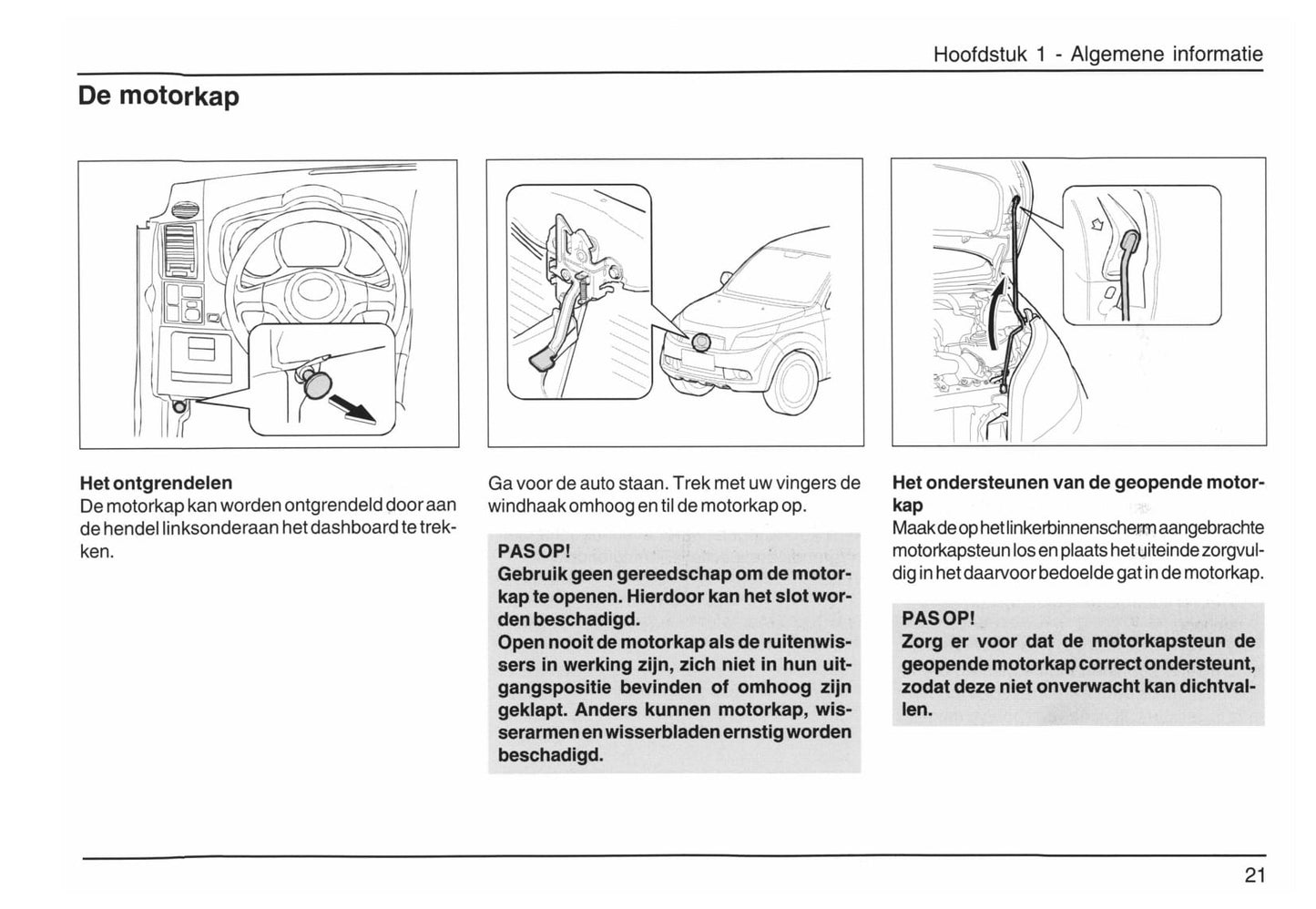 2006-2015 Daihatsu Terios Owner's Manual | Dutch