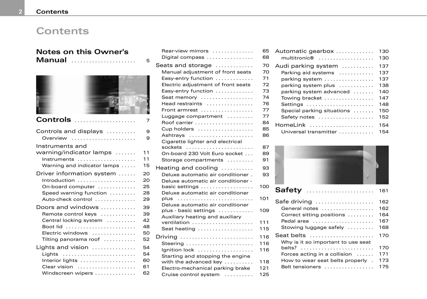 2007-2014 Audi A5 Manuel du propriétaire | Anglais