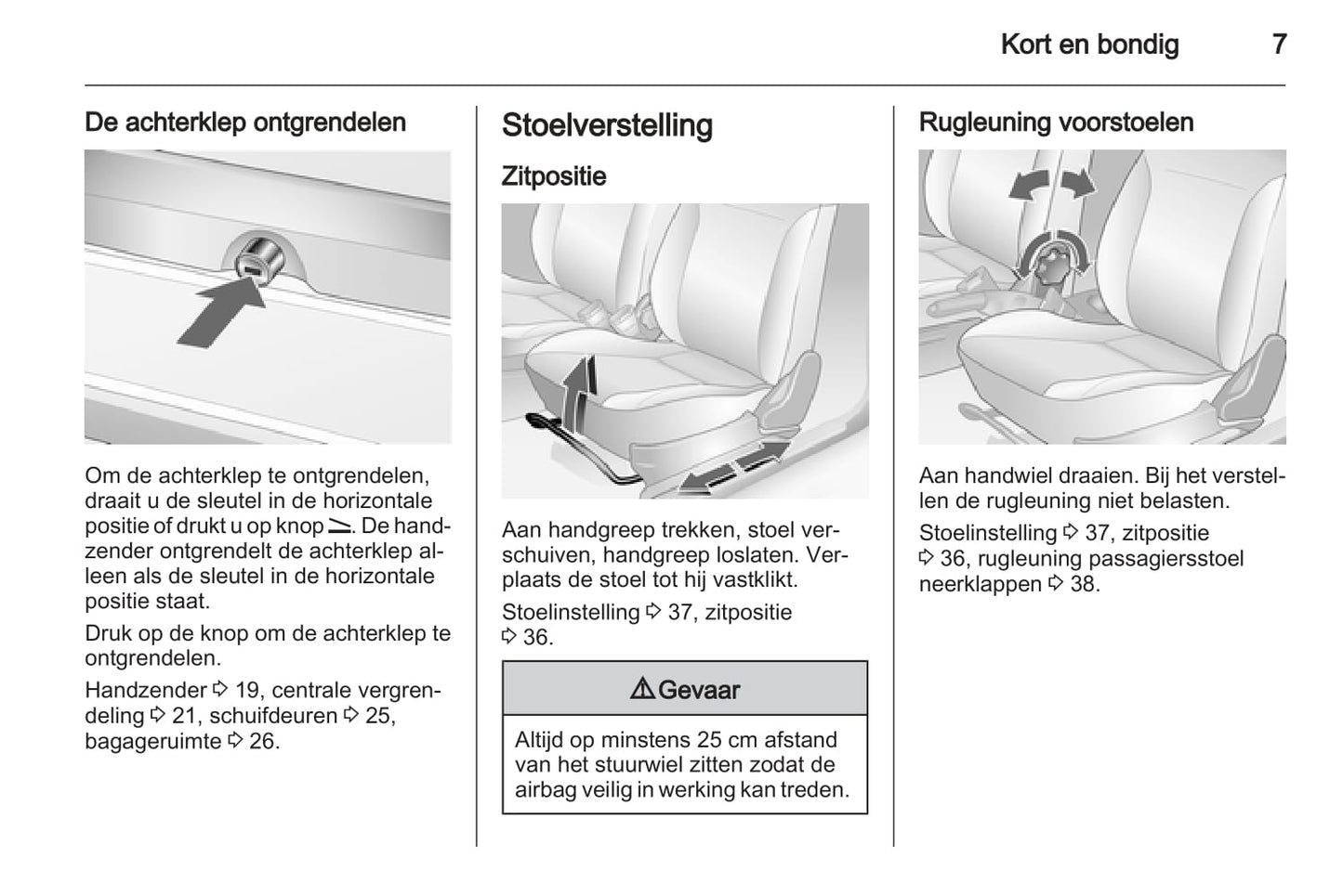 2005-2011 Opel Combo Owner's Manual | Dutch