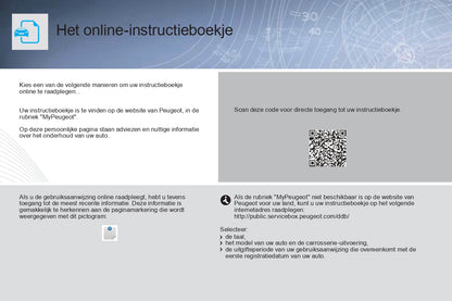 2015-2016 Peugeot 3008 Manuel du propriétaire | Néerlandais