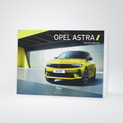 2021-2023 Opel Astra Manuel du propriétaire | Anglais