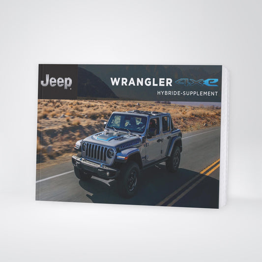 2019-2021 Jeep Wrangler 4xe Aanvullende Handleiding | Nederlands