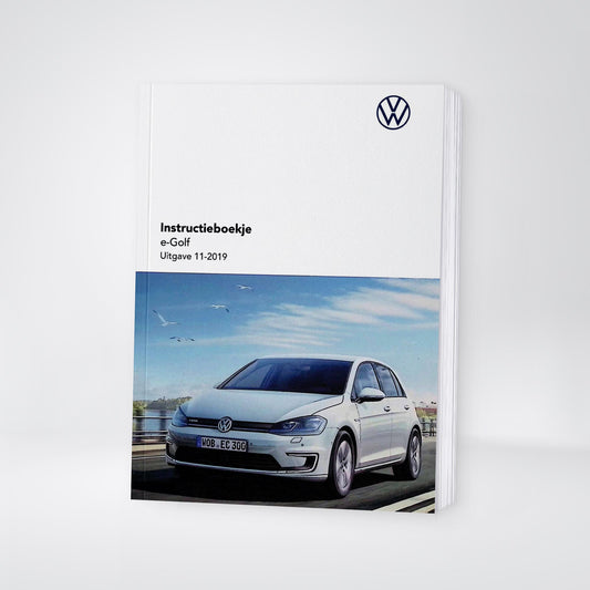 2019 Volkswagen e-Golf Gebruikershandleiding | Nederlands