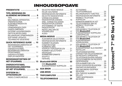 2016-2018 Abarth 500/595/695 Uconnect 7.0 Nav Handleiding | Nederlands