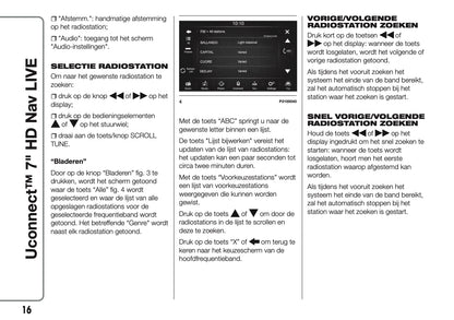 2016-2018 Abarth 500/595/695 Uconnect 7.0 Nav Handleiding | Nederlands