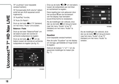 2016-2018 Abarth 500/595/695 Uconnect 7.0 Nav Handleiding | Nederlands