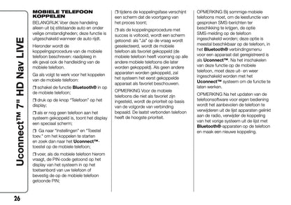 2016-2018 Abarth 500/595/695 Uconnect 7.0 Nav Handleiding | Nederlands