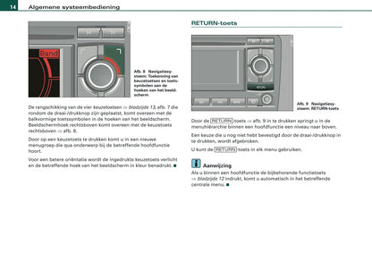 2007-2008 Audi A4 Cabriolet Navigatie Systeem BNS 5.0 Handleiding | Nederlands