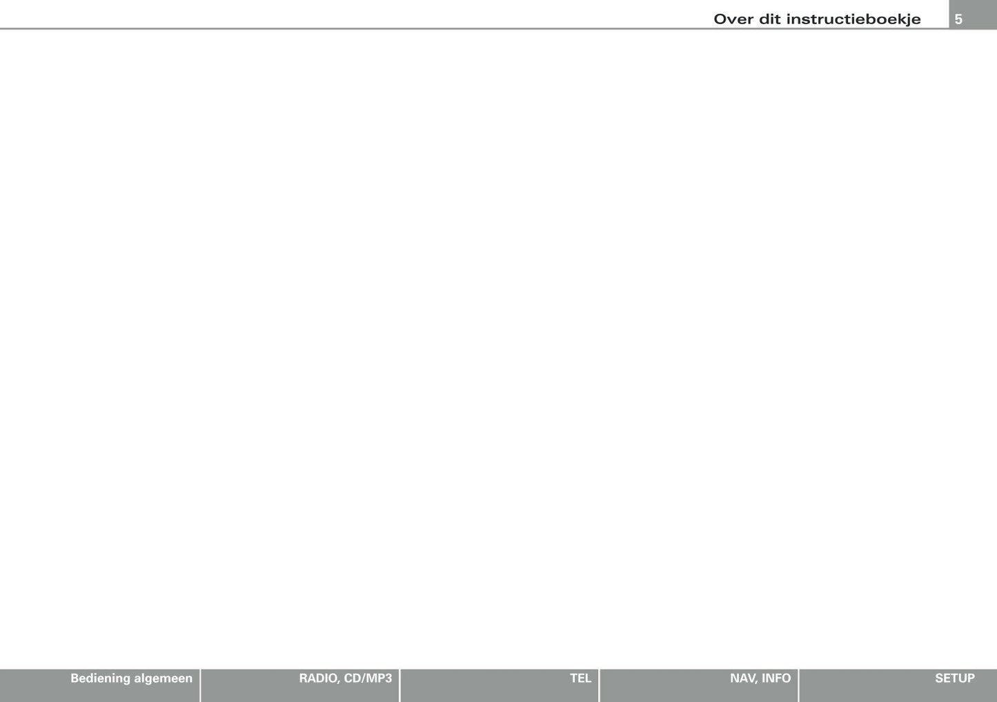2007-2008 Audi A4 Cabriolet Navigatie Systeem BNS 5.0 Handleiding | Nederlands