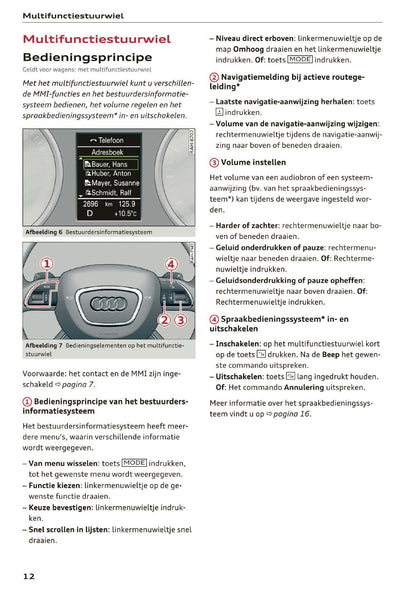 2015-2016 Audi MMI Navigation Plus Manual | Dutch