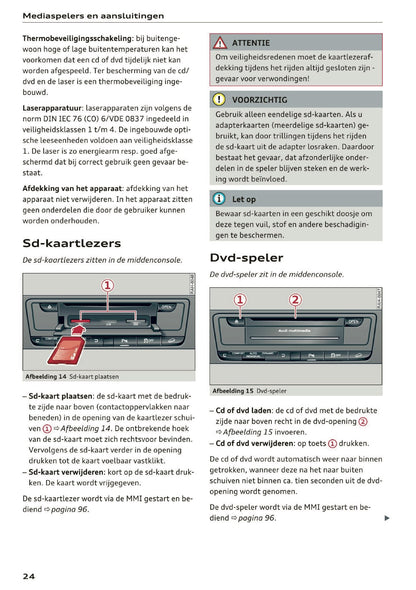 2015-2016 Audi MMI Navigation Plus Manual | Dutch
