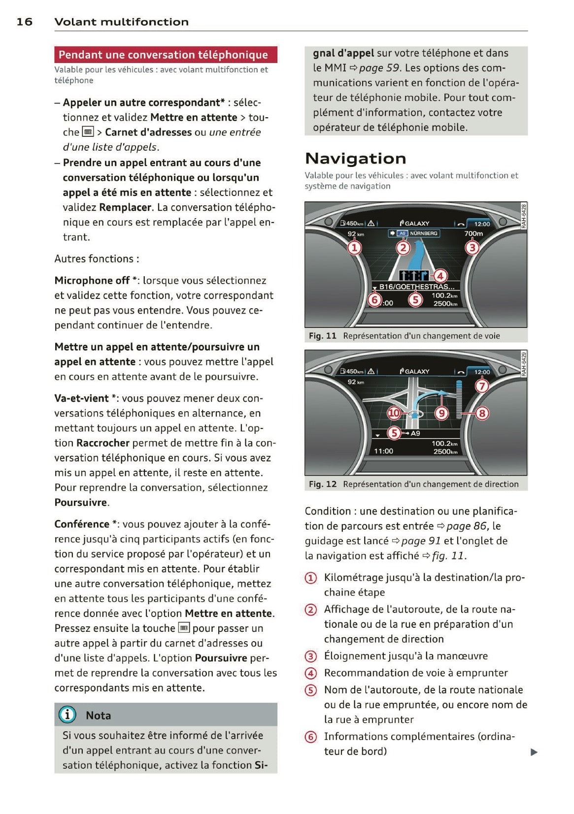 2013-2014 Audi MMI Navigation Plus Infotainment Manual | French
