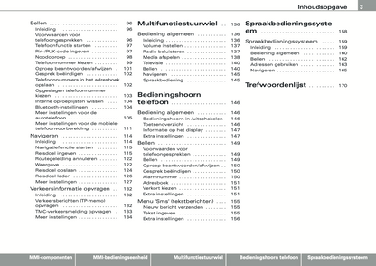 2008-2010 Audi MMI Navigatie Plus Infotainment Handleiding | Nederlands