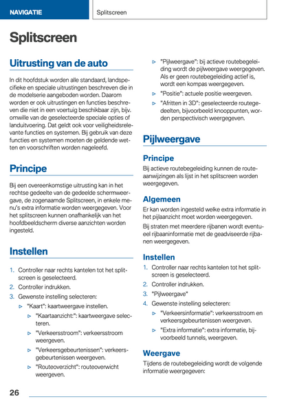 2020-2021 BMW X1 Plug-in-Hybrid Infotainment Manual | Dutch