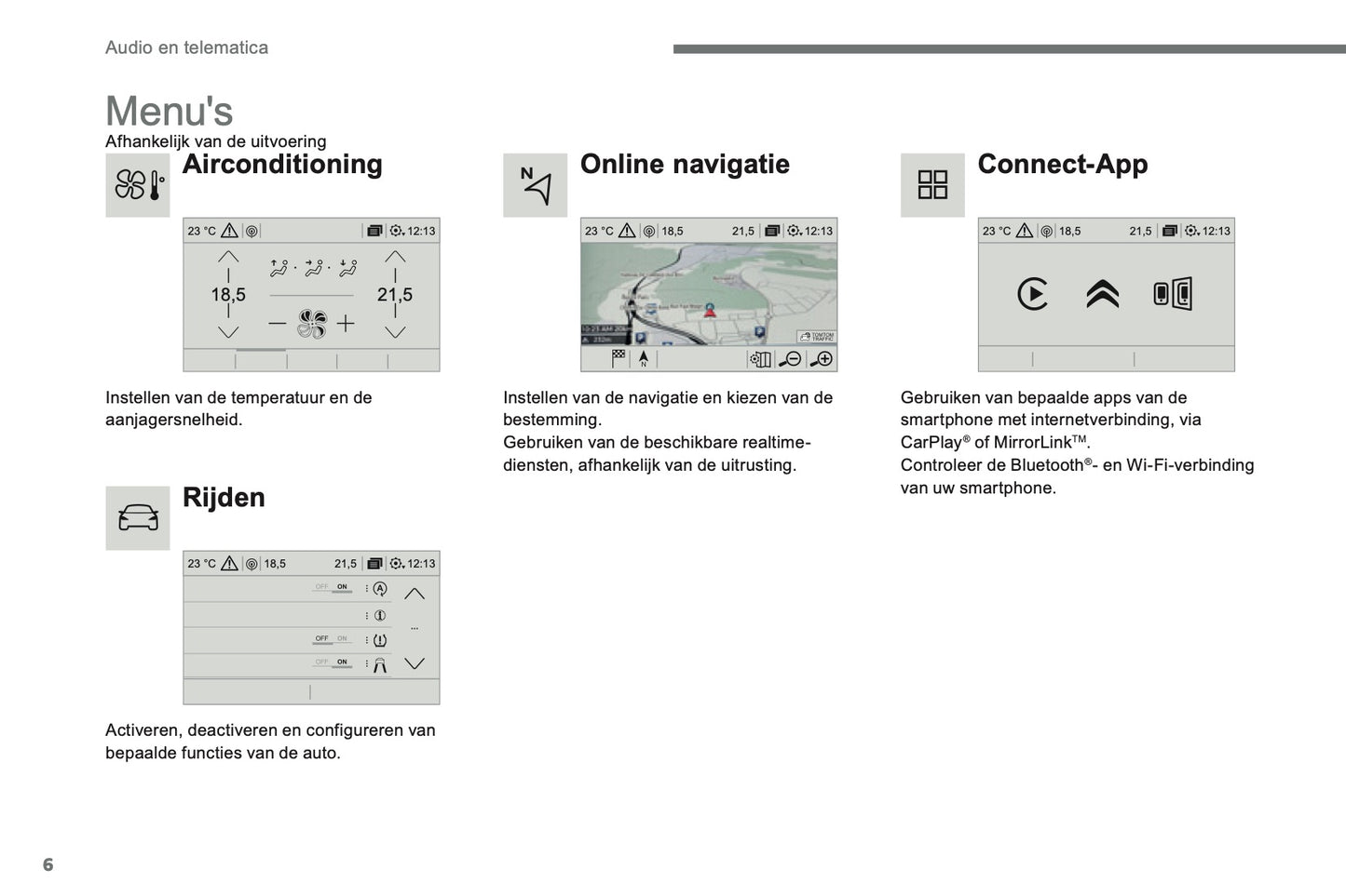 2016-2017 Citroën C3 Infotainment Handleiding | Nederlands