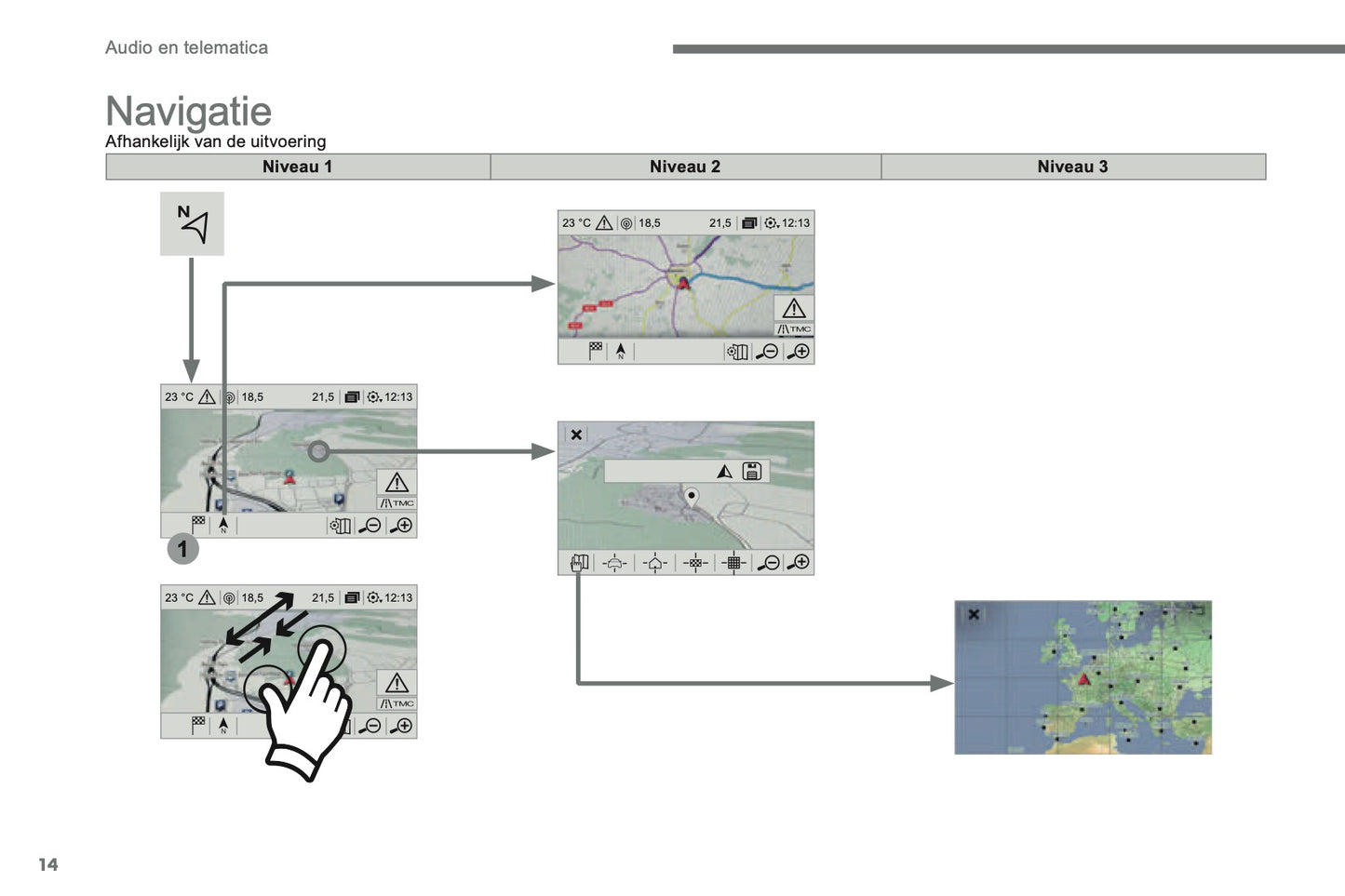 2016-2018 Citroën C4 Picasso/Grand C4 Picasso Infotainment Handleiding | Nederlands