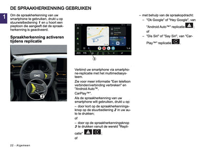 2024-2025 Dacia Media Nav Live Infotainment Handleiding | Nederlands