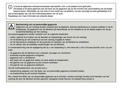 2025-2026 Dacia Media Nav Live Infotainment Handleiding | Nederlands