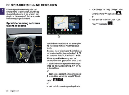 2025-2026 Dacia Media Nav Live Infotainment Handleiding | Nederlands