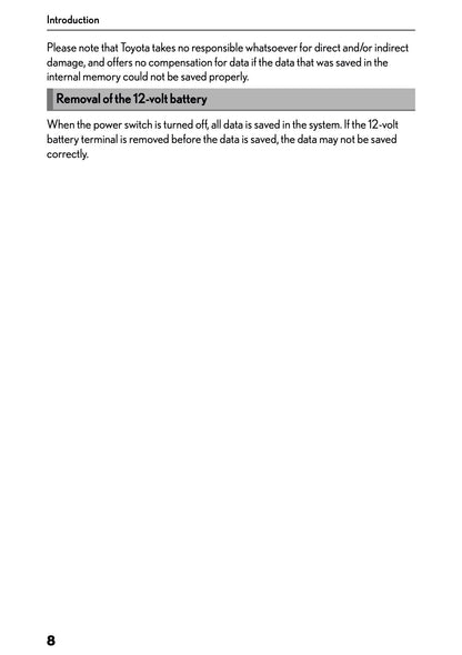 2025-2026 Lexus LBX Navigation Manual | English