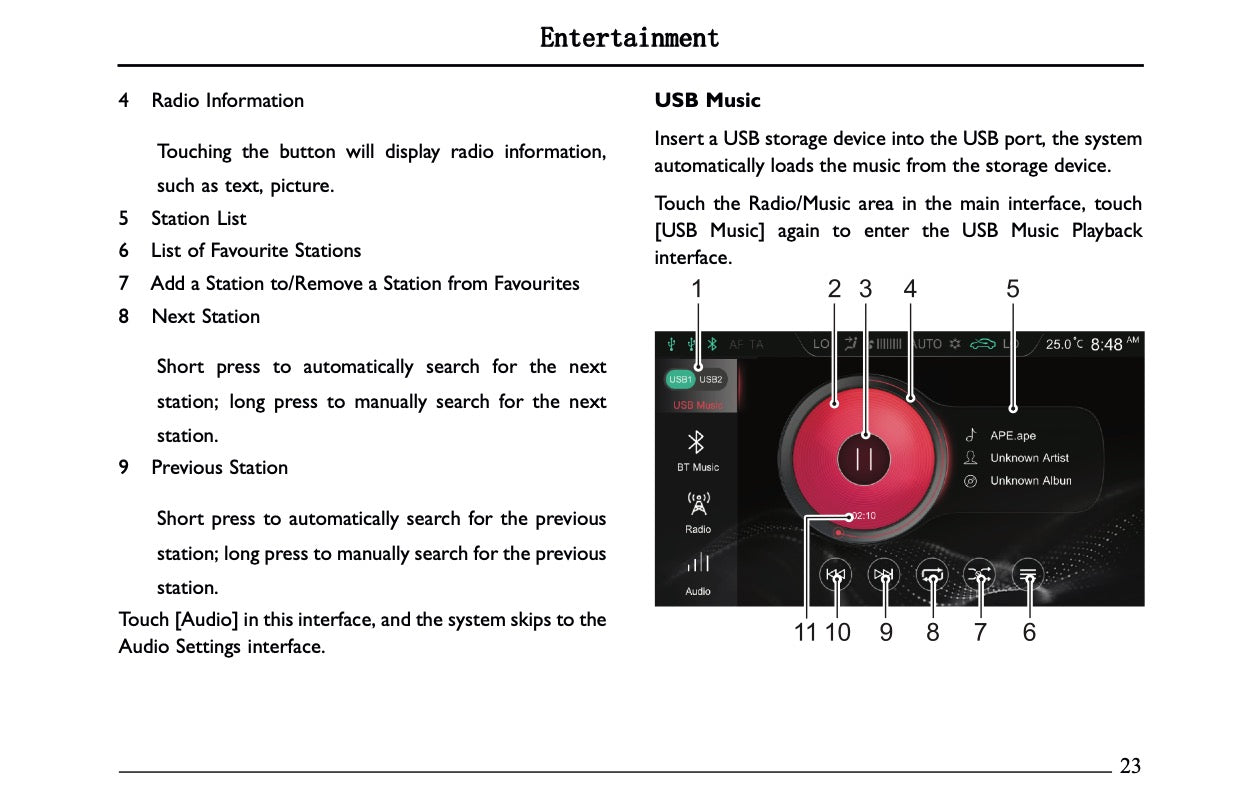 2023-2024 MG EHS Navigation Infotainment Manual | English