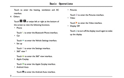 2023-2024 MG EHS Navigation Infotainment Manual | English