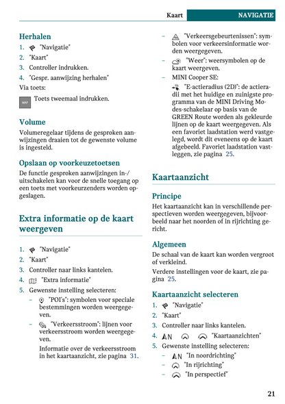 2021-2022 Mini Cabrio Infotainment Handleiding | Nederlands