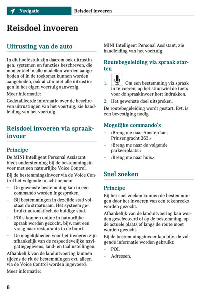 2025-2026 Mini Countryman Infotainment Handleiding | Nederlands