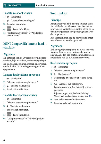 2023 Mini Mini Infotainment Manual | Dutch