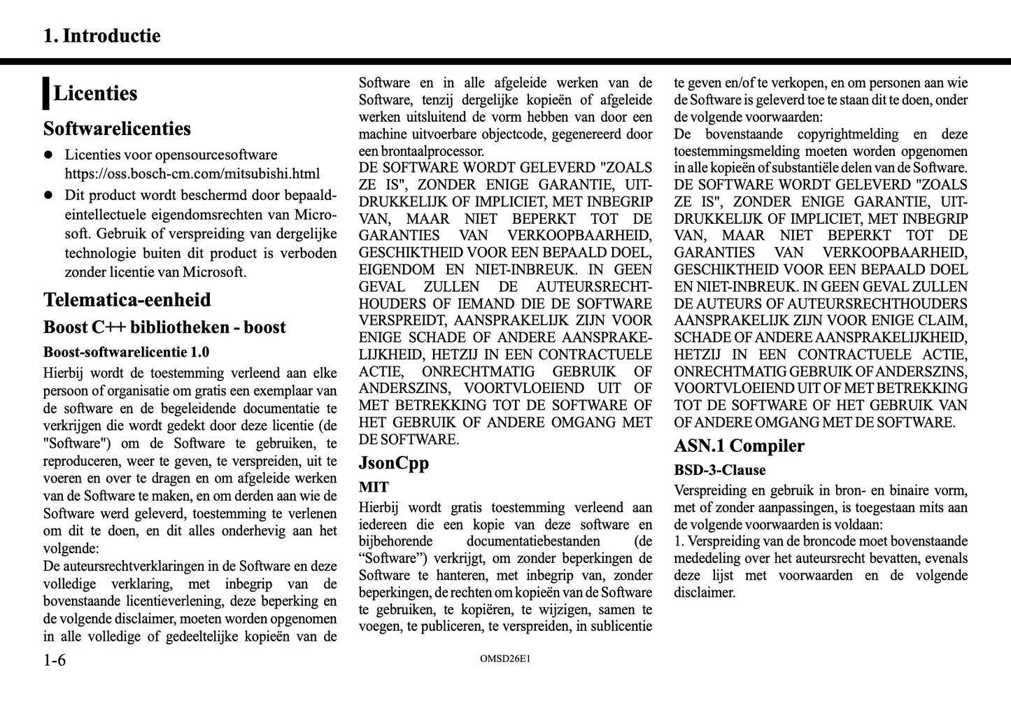 2026 Mitsubishi Outlander PHEV Smartphone Link Display Audio Manual | Dutch