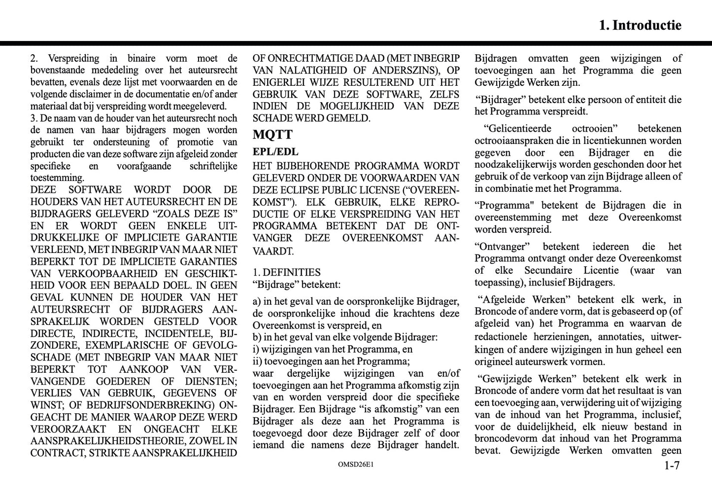 2026 Mitsubishi Outlander PHEV Smartphone Link Display Audio Manual | Dutch