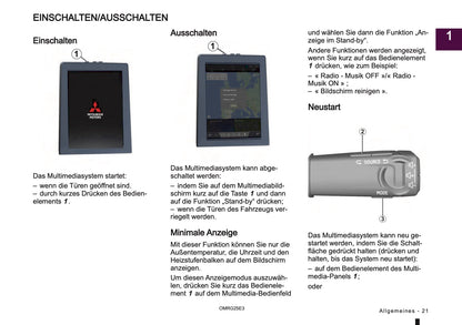 2025 Mitsubishi Smartphone Link Display Audio Anleitung | Deutsch