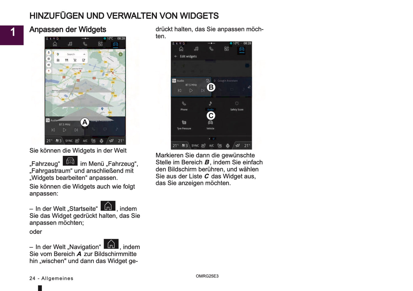 2025 Mitsubishi Smartphone Link Display Audio Anleitung | Deutsch