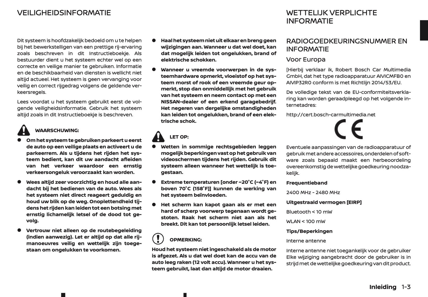 2018-2019 Nissan Connect Infotainment Handleiding | Nederlands