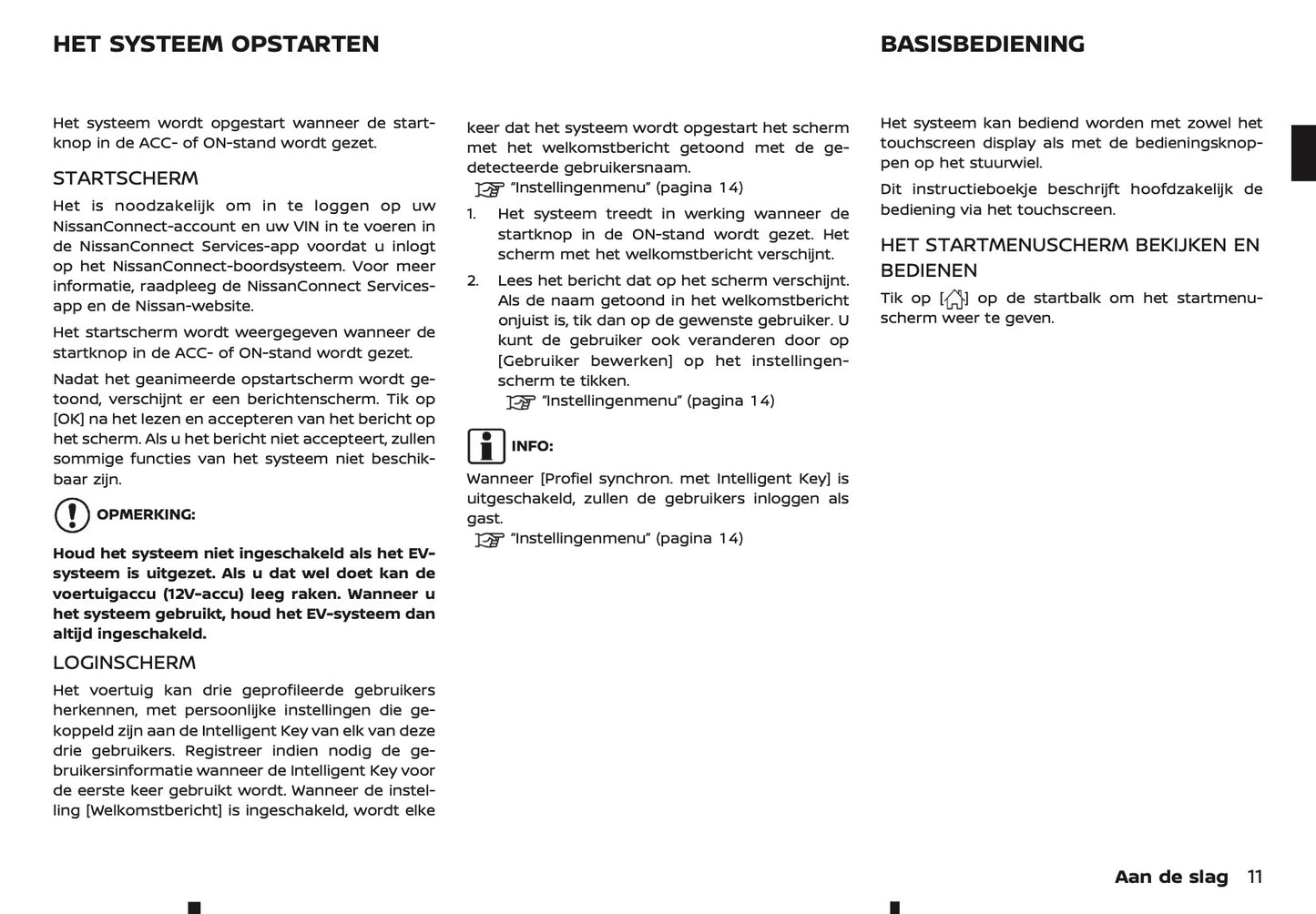 2024-2025 Nissan Connect Infotainment Manual | Dutch
