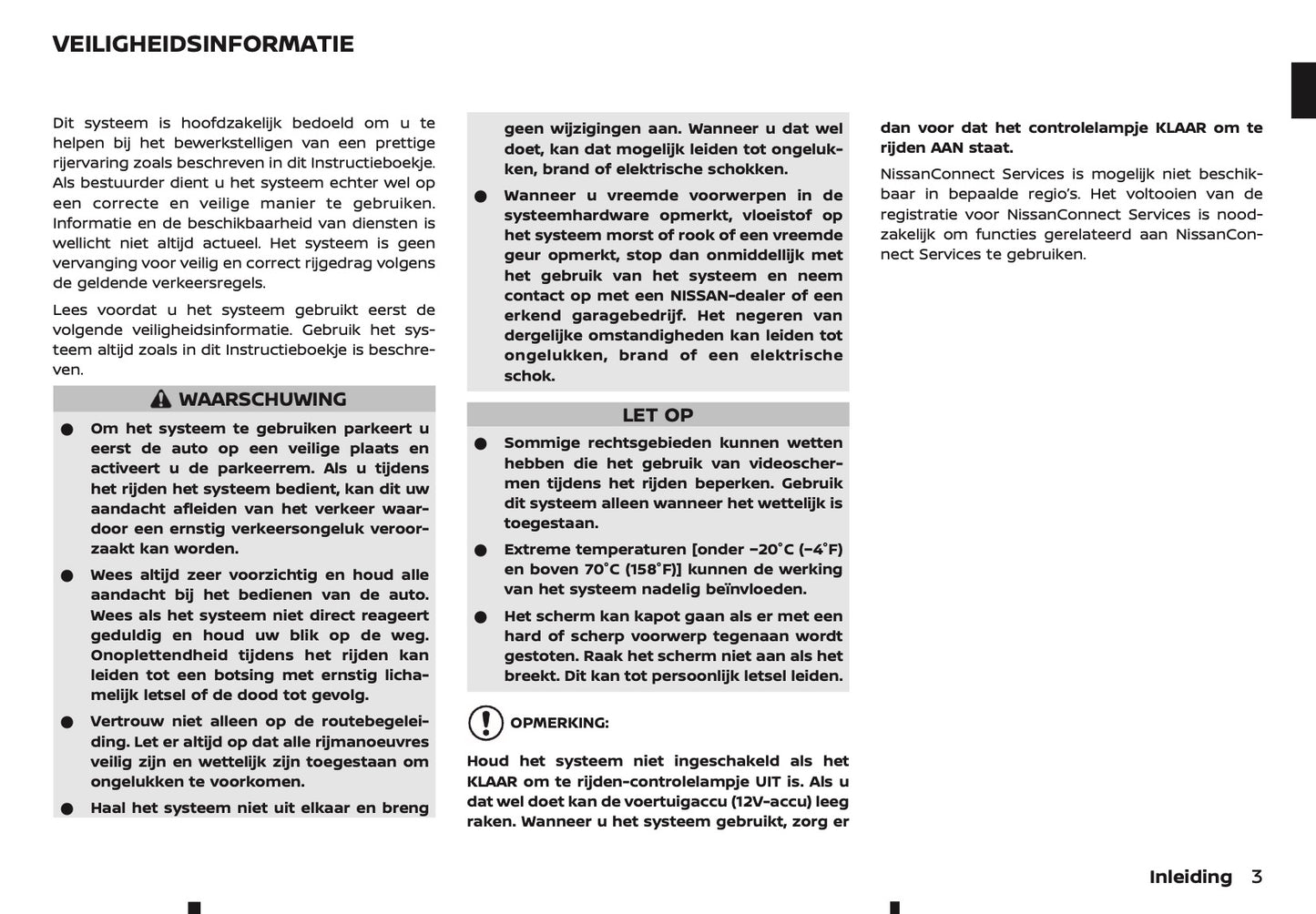 2024-2025 Nissan Connect Infotainment Manual | Dutch