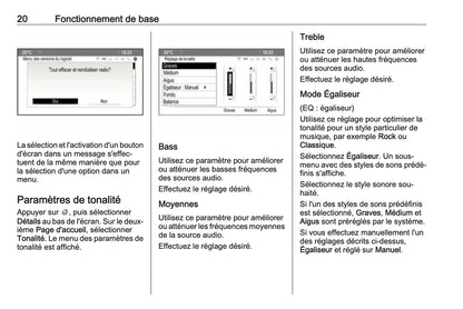2016 Opel Cascada Infotainment Manual | French