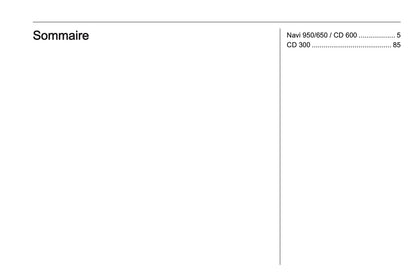 2016 Opel Cascada Infotainment Manual | French