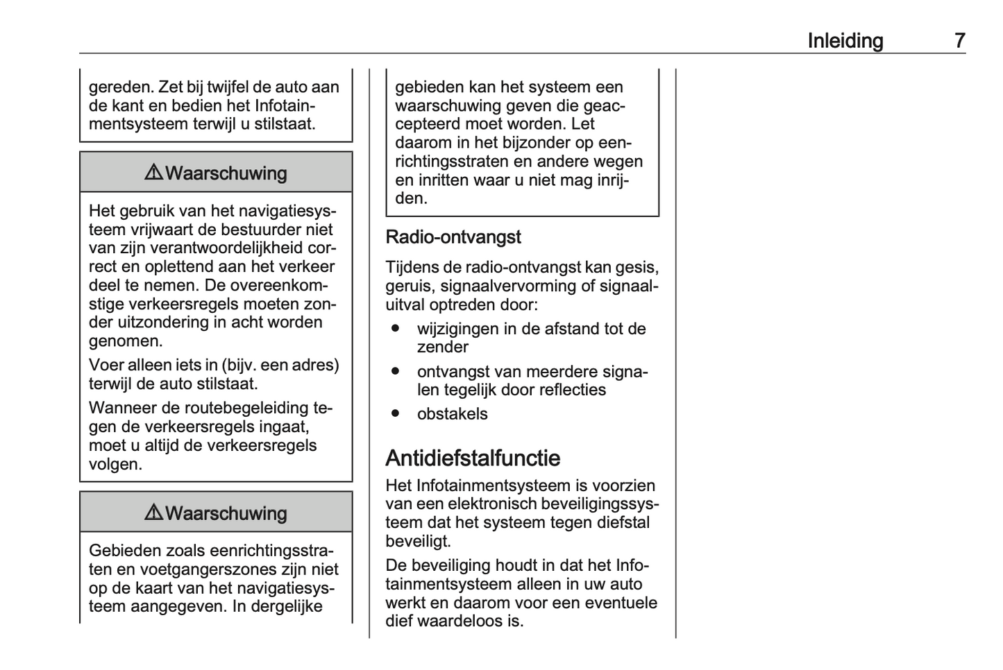 2016 Opel Cascada Infotainment Handleiding | Nederlands