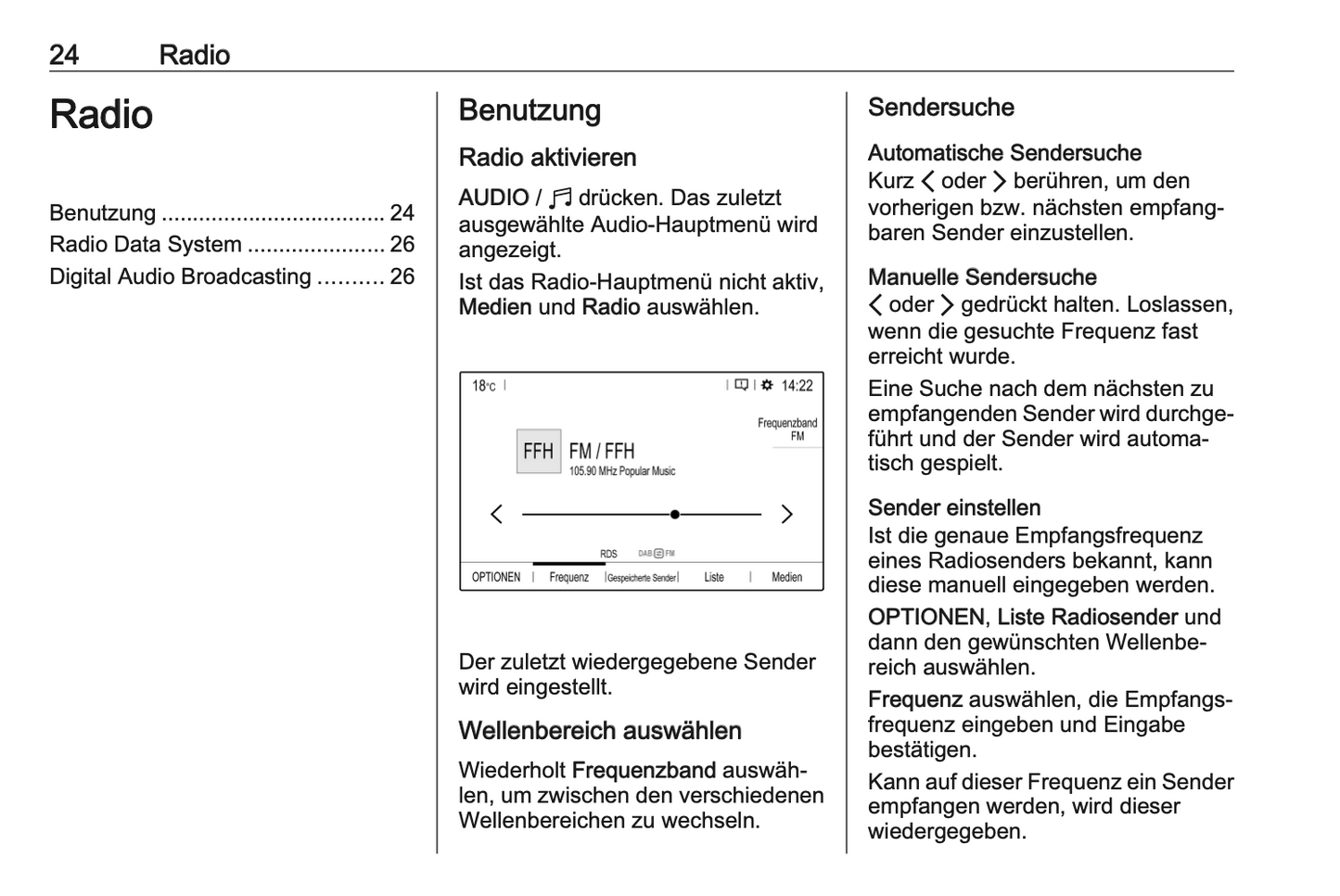 2021 Opel Corsa / Corsa-e Infotainment Manual German