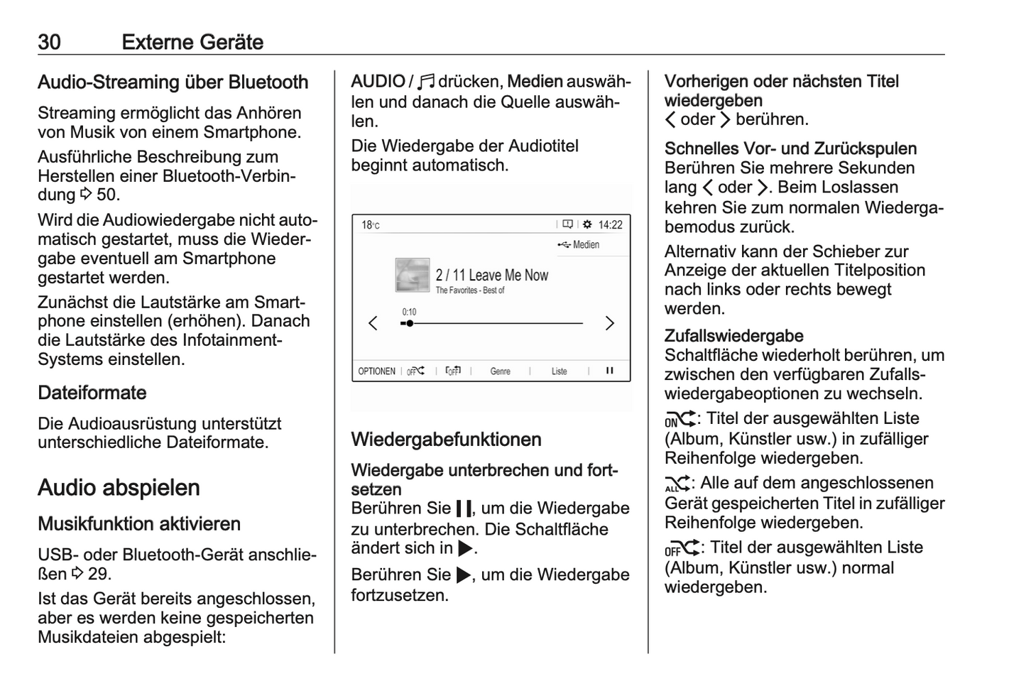 2021 Opel Corsa / Corsa-e Infotainment Manual German