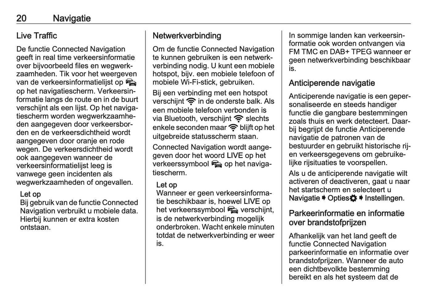 2020-2021 Opel Insignia Infotainment Handleiding | Nederlands