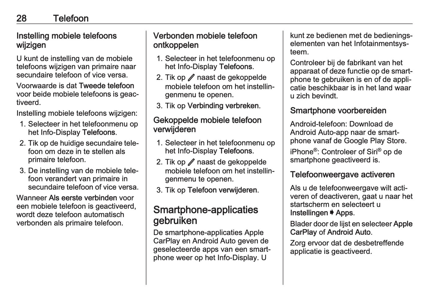 2020-2021 Opel Insignia Infotainment Handleiding | Nederlands