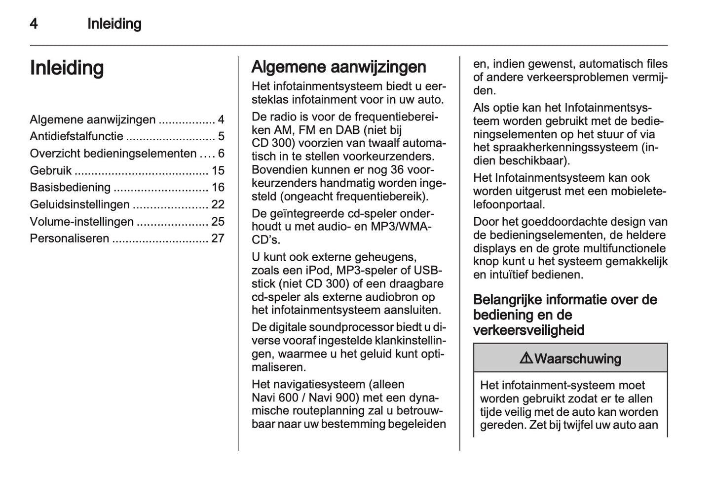 2012 Opel Meriva Infotainment Handleiding | Nederlands