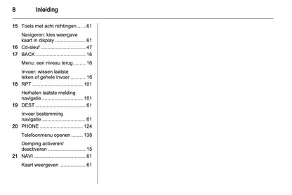 2012 Opel Meriva Infotainment Handleiding | Nederlands
