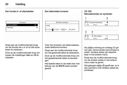 2013 Opel Zafira Tourer Infotainment Handleiding | Nederlands